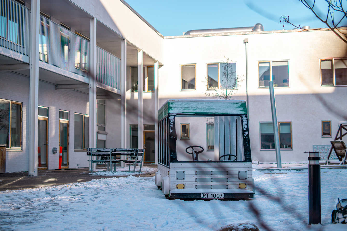 Gården i snevejr